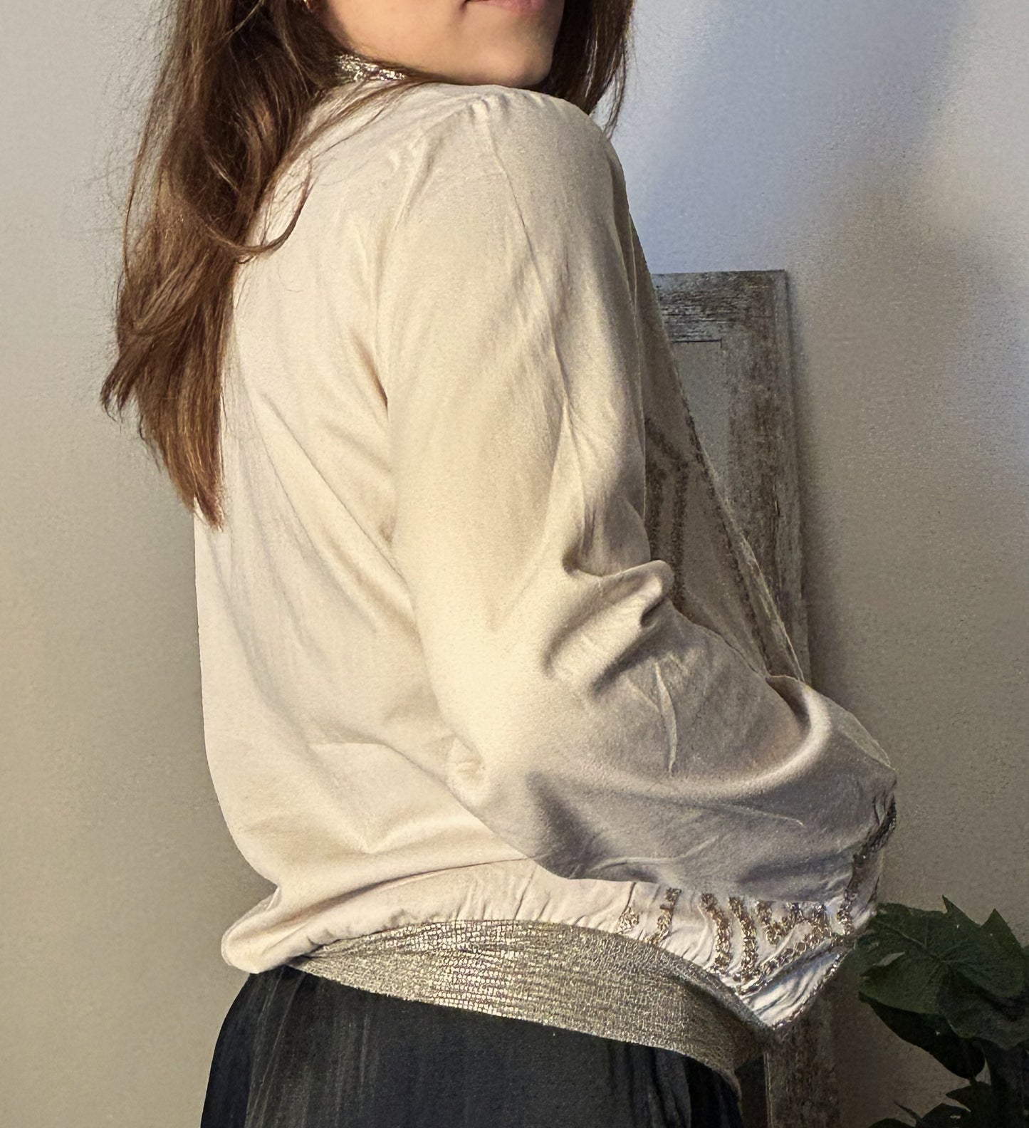 CHAQUETA BORDADOS GEOMETRICOS