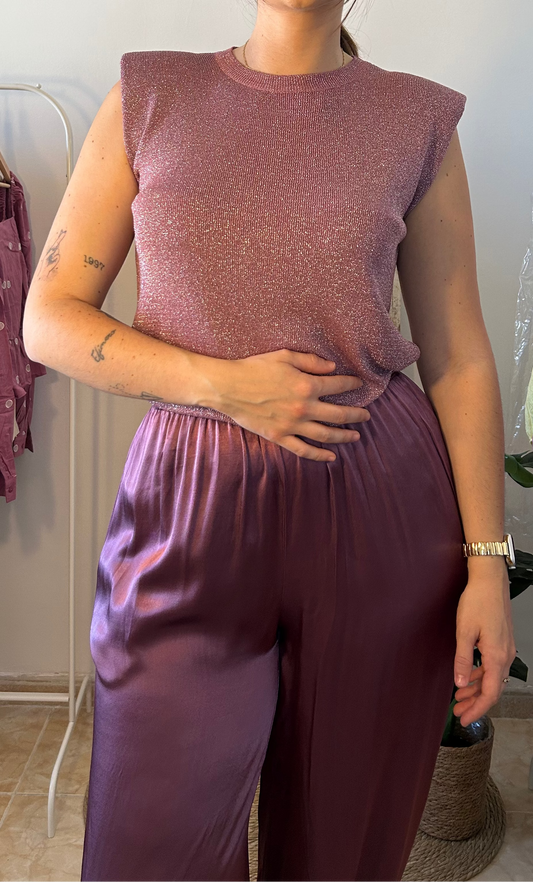 PANTALÓN BOMBACHO SATÉN