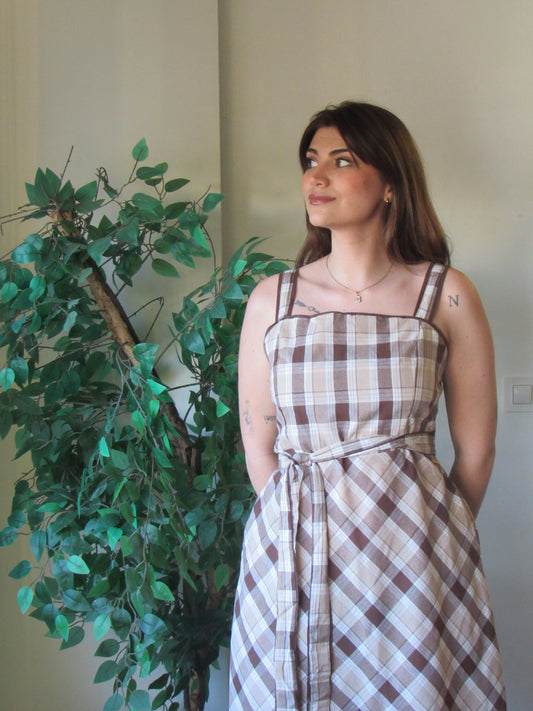 VESTIDO CUADROS