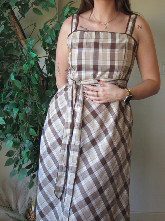 VESTIDO CUADROS