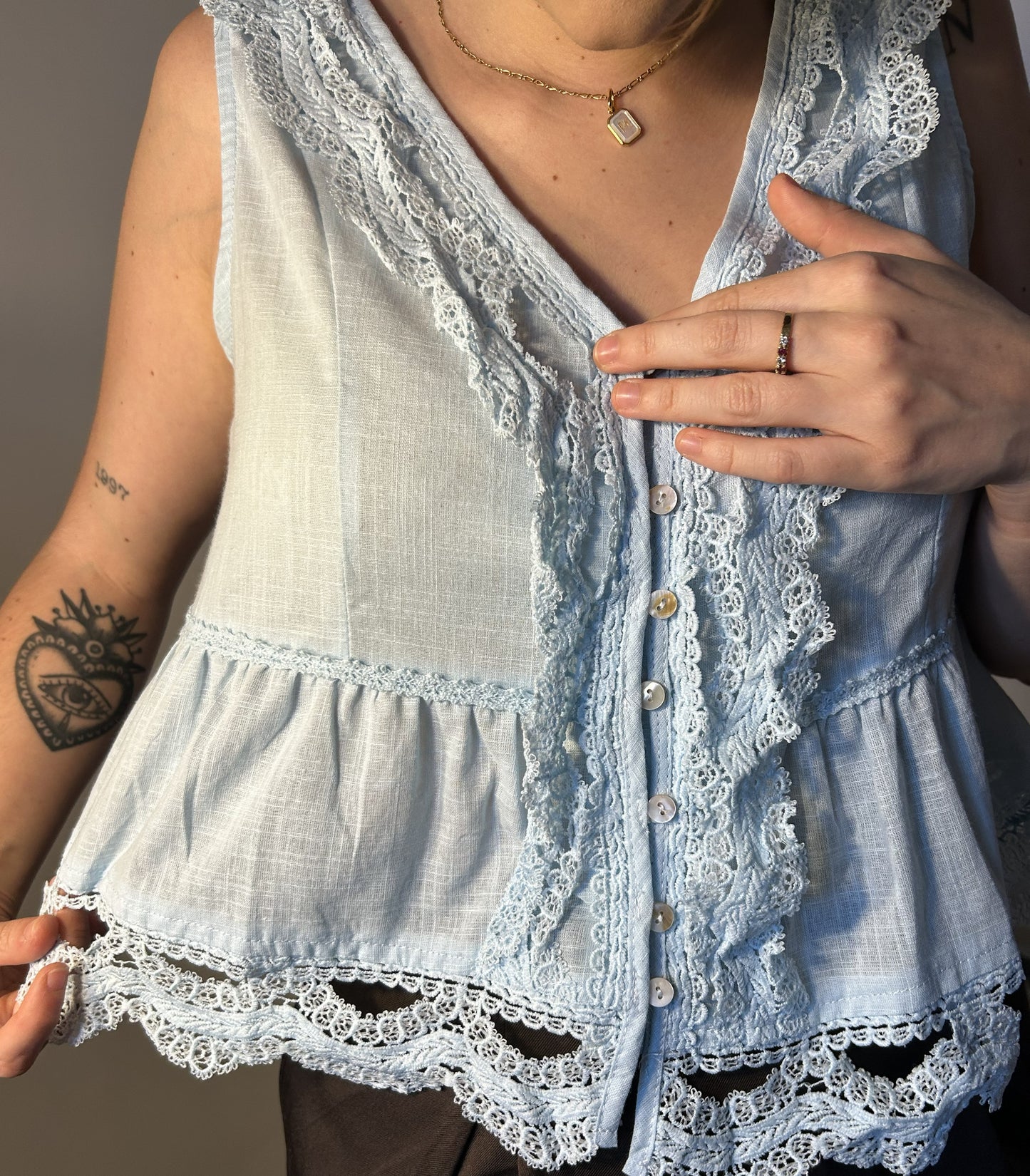 BLUSA ENCAJE