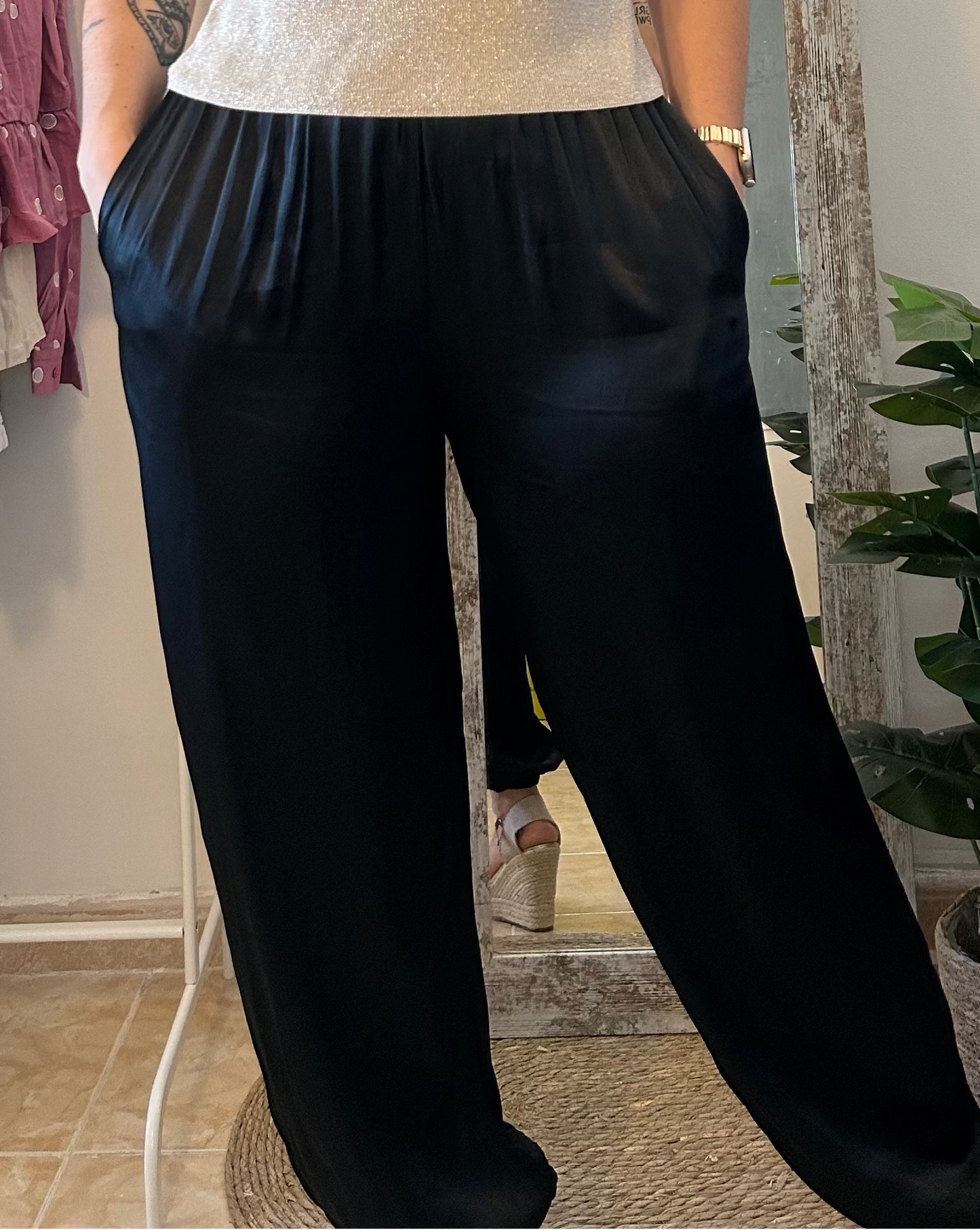 PANTALÓN BOMBACHO SATÉN