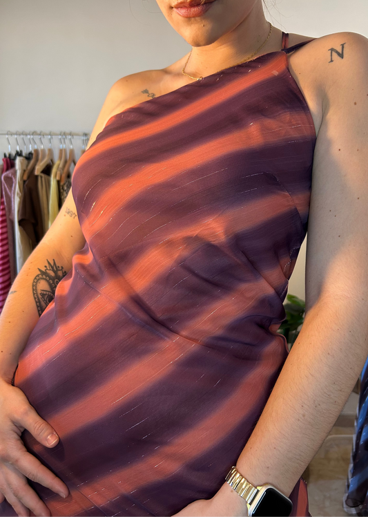 VESTIDO BICOLOR