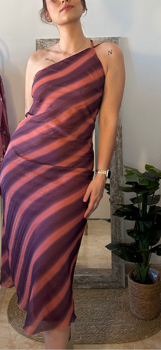VESTIDO BICOLOR