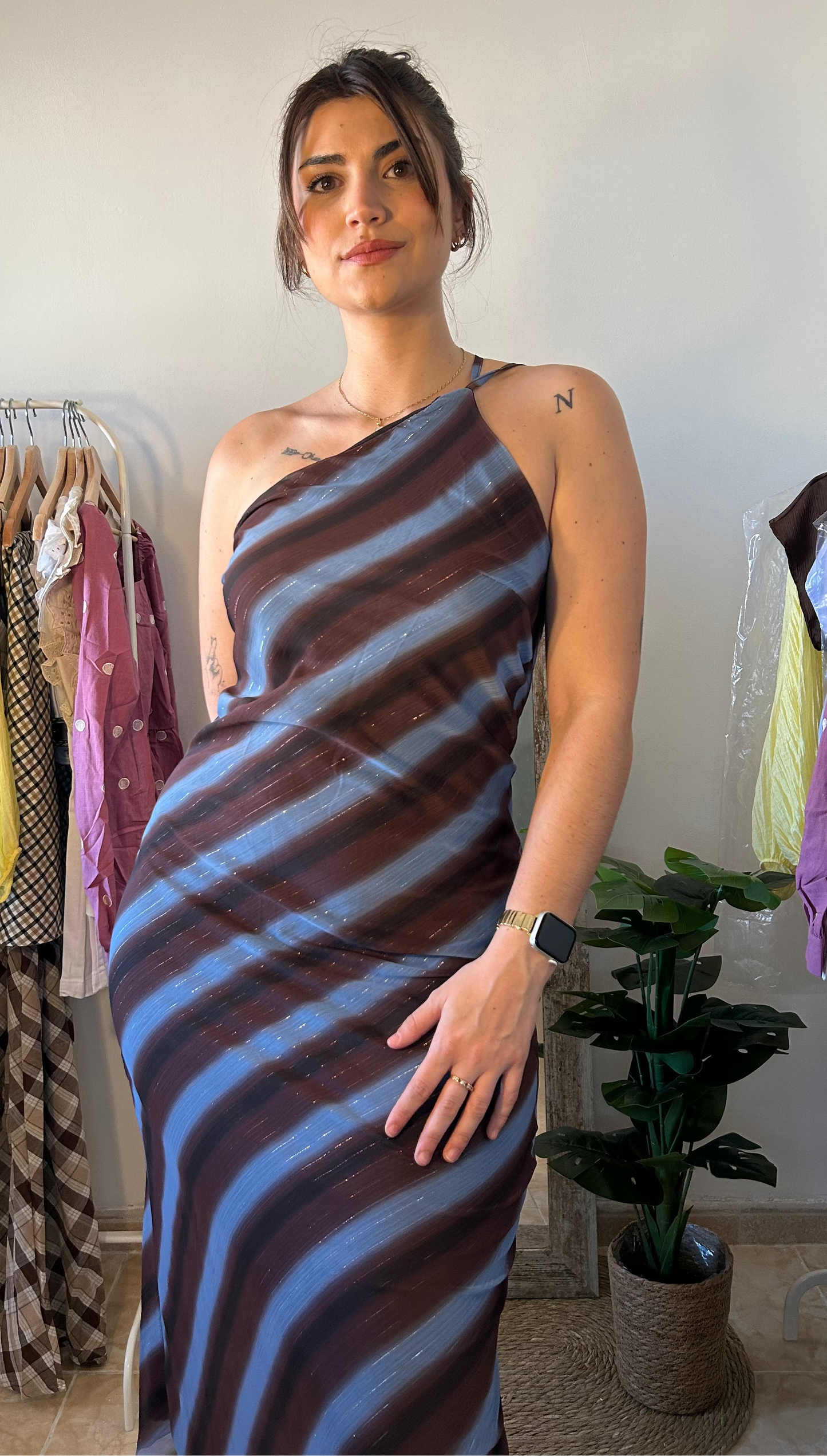 VESTIDO BICOLOR
